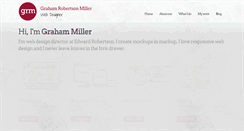 Desktop Screenshot of grahamrobertsonmiller.co.uk